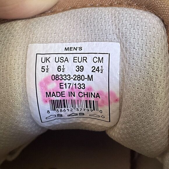 Supra Muska High Top Sneakers 001 Skytop Size 6.5 Mens‎ Khaki Tan Canvas EUC main image 7
